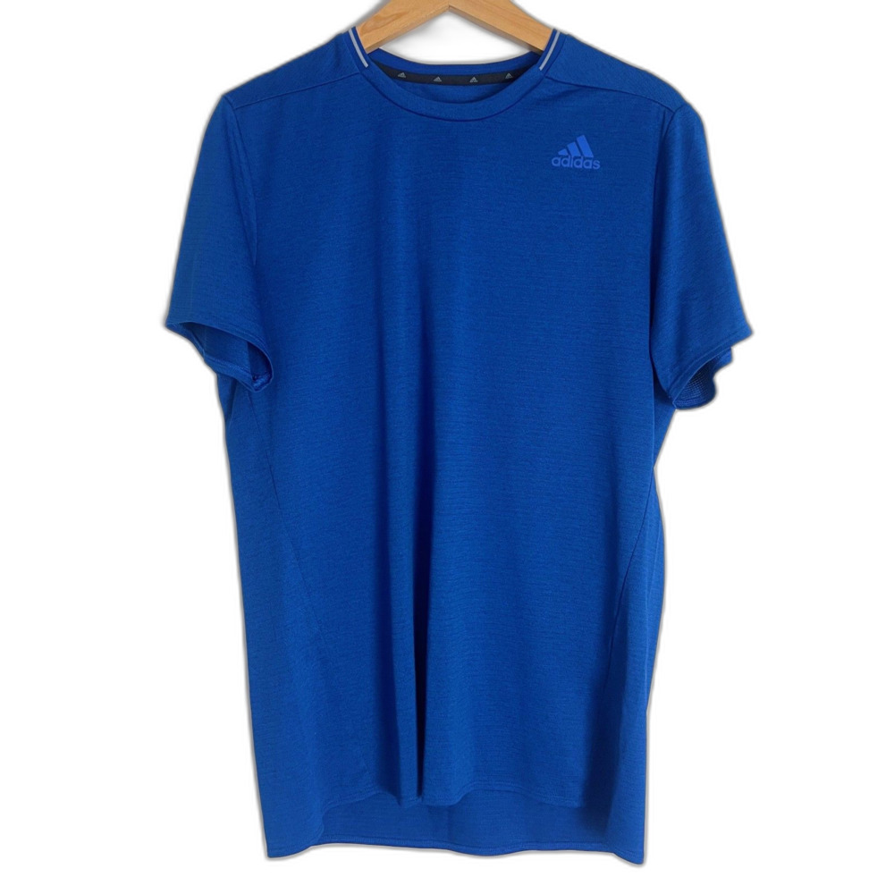Adidas Men's Blue Workout T-Shirt Tee Athletic Workout Size M